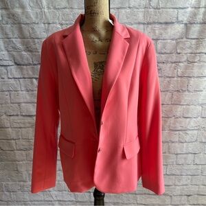 New York & Company Pink Coral Blazer